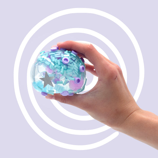 Taba Squishy - Charm Squishy Ball - Purple/Blue