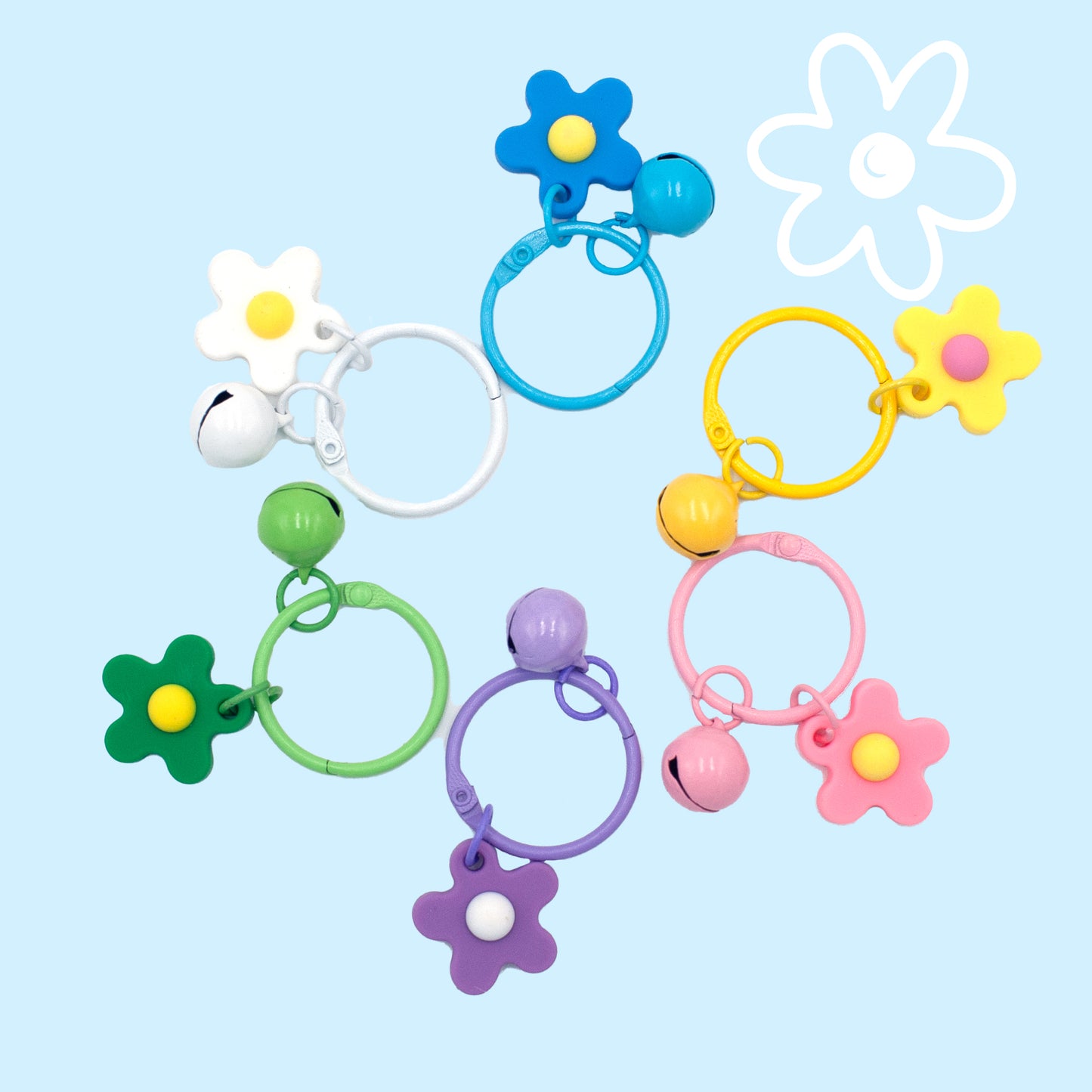 Keychain Charm - Flower