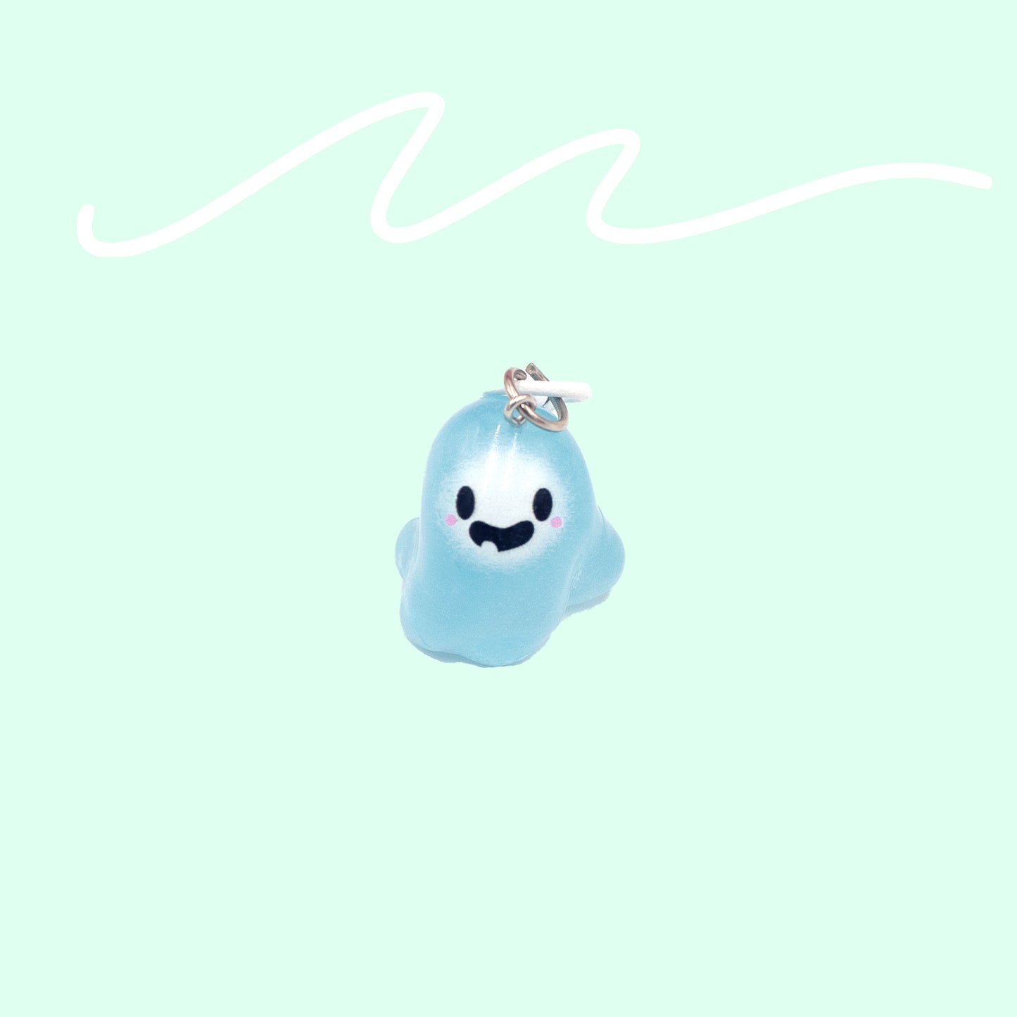 Keychain Charm - Ghost