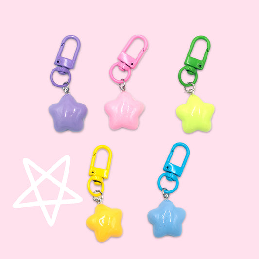 Keychain Charm - Bubble Star