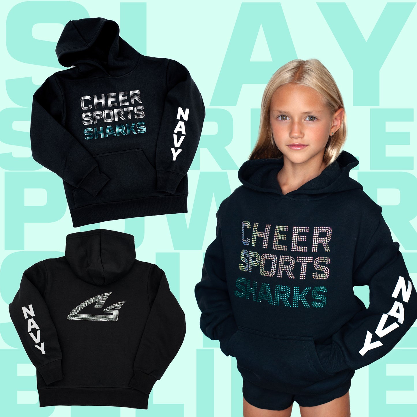 CSS - Sparkle Athlete Hoodie ADULT - Personalized