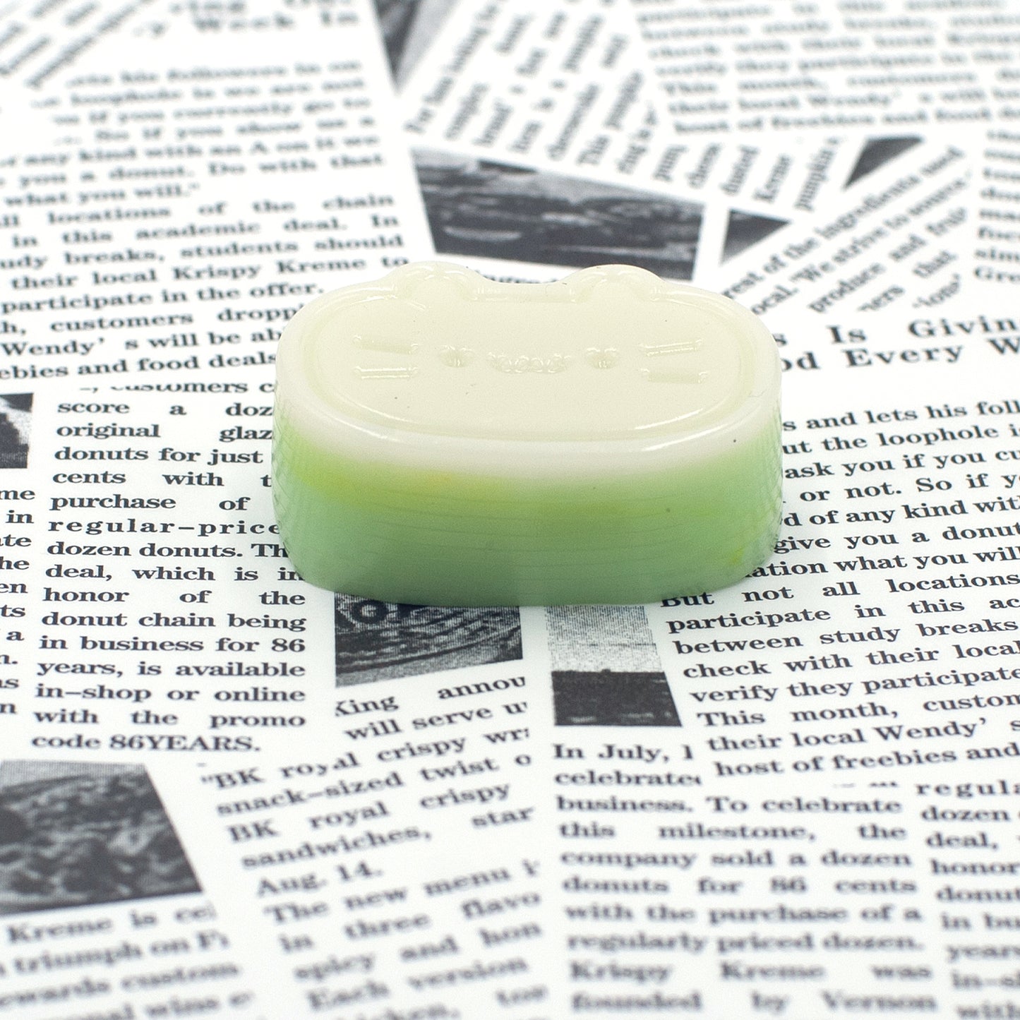 Taba Squishy - Kitty Face Green