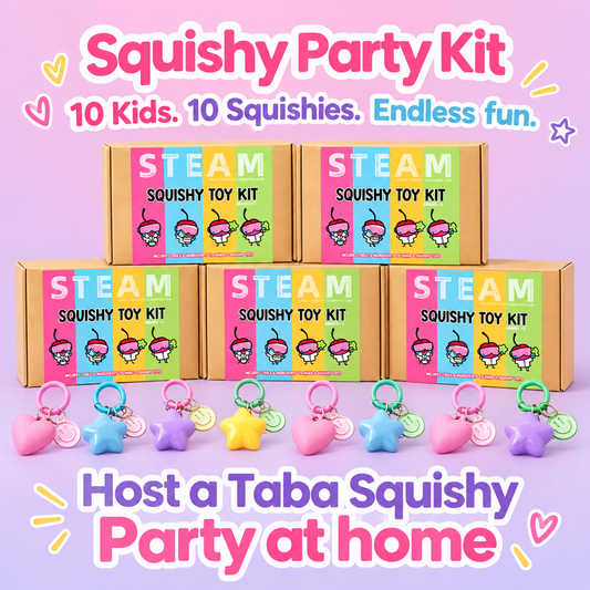 Squishy Party Kit - DIY Taba Squishy Party for 10 Kids | Sweet Sunday