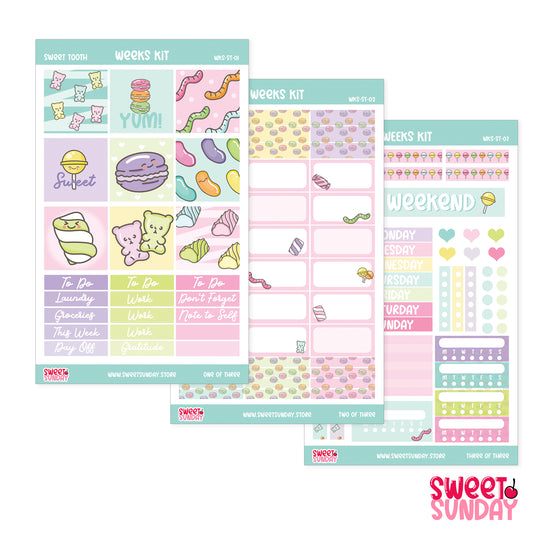 Sweet Tooth - Weeks Kit (3 sheets)