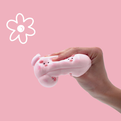 Taba Squishy - 4 Cute Piggies | Mess-Free Sensory Toy for Kids | Sweet Sunday
