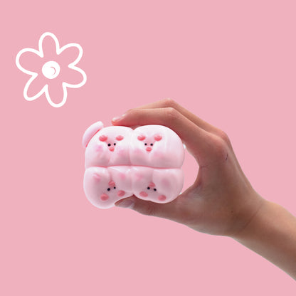 Taba Squishy - 4 Cute Piggies | Mess-Free Sensory Toy for Kids | Sweet Sunday