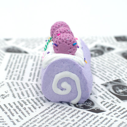 Taba Squishy - Purple Roll Cake | Mess-Free Sensory Toy for Kids | Sweet Sunday