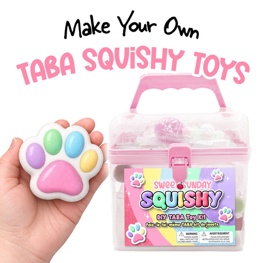 TABA SQUISHY KIT - DIY Paw Print Squishy Maker for Kids