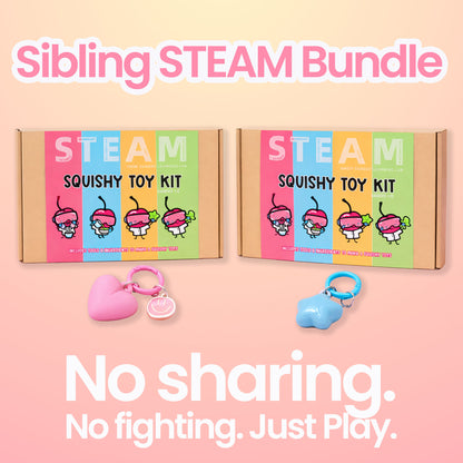 DIY Squishy Kit for 2 Kits | Sibling & Playdate Activity Bundle | Sweet Sunday