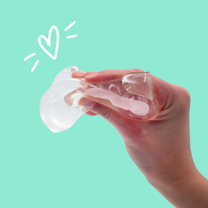 Taba Squishy - Clear Kitty Donut | Mess-Free Sensory Toy for Kids | Sweet Sunday