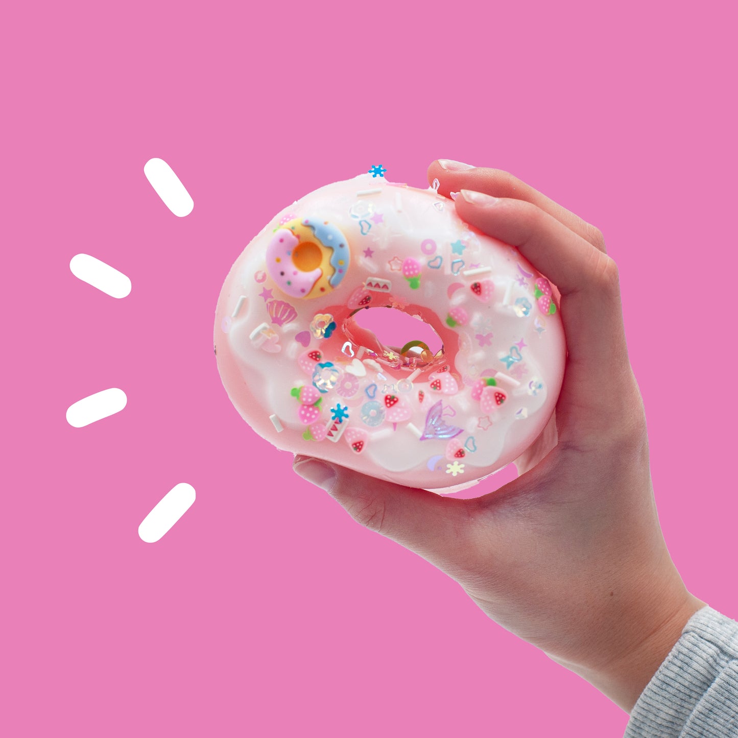 Taba Squishy - Pink Charm Donut